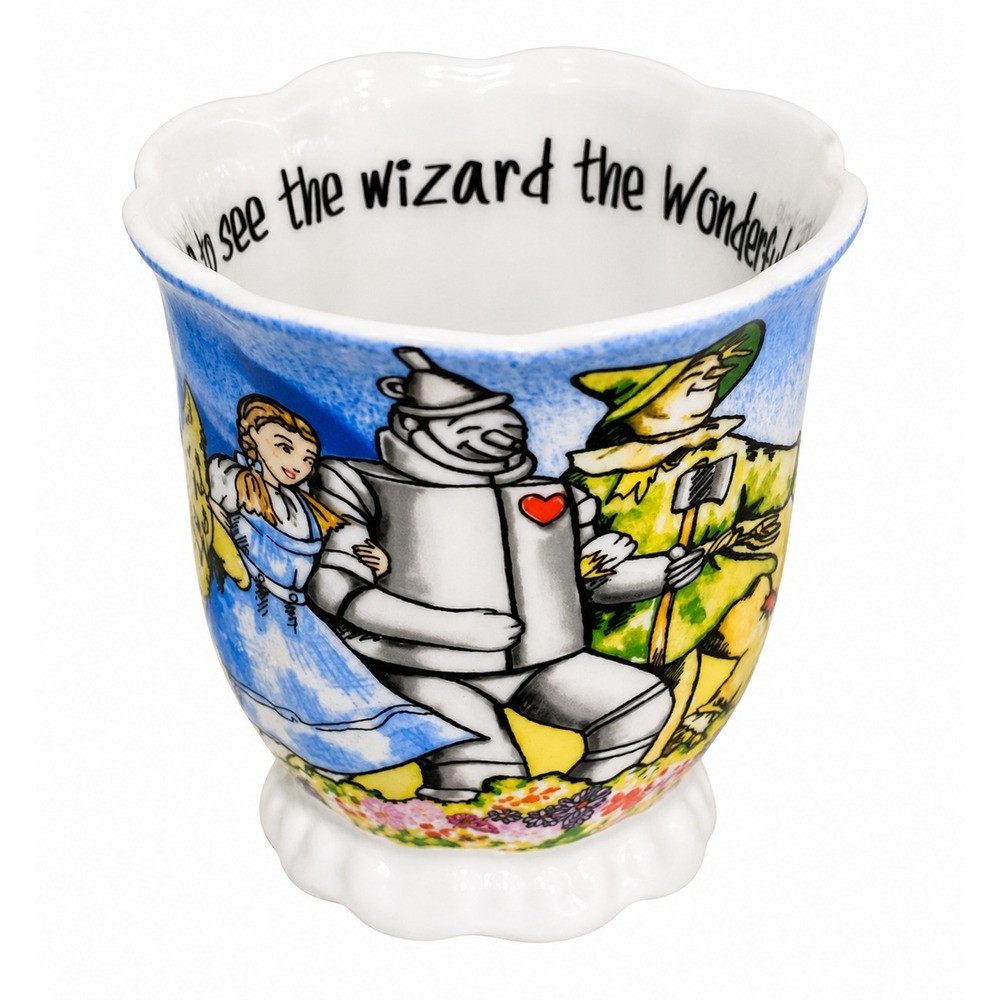 PAUL CARDEW MUG WIZARD OF OZ FOOTED WE'RE OFF TO SEE THE WIZARD NICE!!!